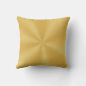 Schwarz und Gold 50. Hochzeit-Anniversary-Pillow Kissen (Rückseite)