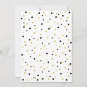 Schwarz und Gold | 50. Überraschungsjubiläum I Einladung (Rückseite)