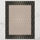 Schwarz und Gold Art Deco (Vorderseite)