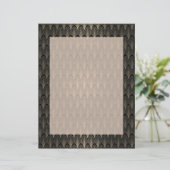 Schwarz und Gold Art Deco (Stehend Vorderseite)