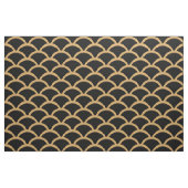 Schwarz und Gold Art Deco Muster Stoff (Fat Quarter (45,7 x 55,9 cm))
