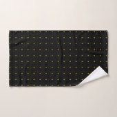 Schwarz und Gold Badetuch Set (Handtuch)