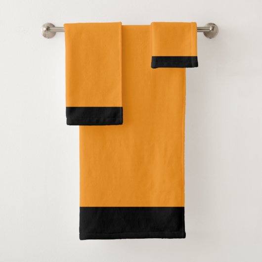 Schwarz und Gold Badhandtuch Set (Insitu)