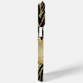 Schwarz und Gold Case-Mate iPhone Hülle (Rückseite / Rechts)