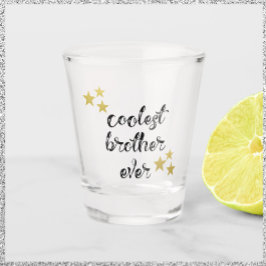 Schwarz und Gold Cooler Bruder je Schnapsglas