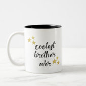 Schwarz und Gold Cooler Bruder je Zweifarbige Tasse (Links)