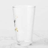 Schwarz und Gold Cooler Vater je Shotglas Glas (Links)
