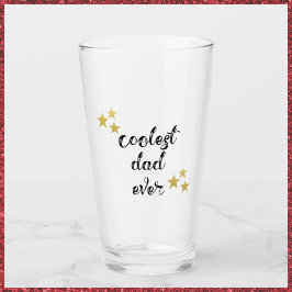 Schwarz und Gold Cooler Vater je Shotglas Glas