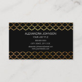 Schwarz und Gold Ein perfektes Wochenende in Lugan Visitenkarte (Rückseite)