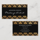 Schwarz und Gold Ein perfektes Wochenende in Lugan Visitenkarte (Vorne/Hinten)