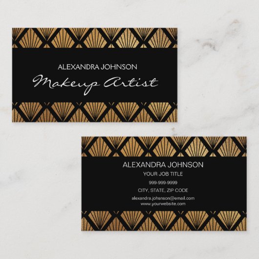 Schwarz und Gold Ein perfektes Wochenende in Lugan Visitenkarte (Vorne/Hinten)