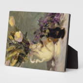 Schwarz und Gold Fotoplatte (Seite)