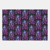 Schwarz und Gold Hand Tattoo Geschenkpapier Set (Vorderseite 3)