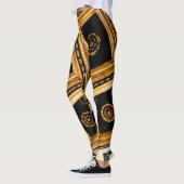 Schwarz und Gold Leggings (Links)