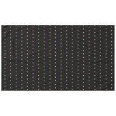 Schwarz und Gold Look Polka Dot Muster Elegant Tischdecke (Vorderseite (Horizontal))