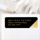 Schwarz und Gold Modernes Elegant (Insitu)