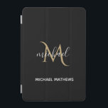 Schwarz und Gold Monogram Elegant Luxury iPad Mini Hülle<br><div class="desc">Dieses iPad Cover ist die perfekte Art,  Ihr Gerät zu schützen und gleichzeitig eine Touch von Luxus und Eleganz hinzuzufügen. Das Schwarz-Gold-Design ist stilvoll und zeitlos und kann mit Ihrem Monogramm für eine einzigartige Touch personalisiert werden. Matching Accessoires sind in unserem Geschäft erhältlich.</div>