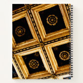 Schwarz und Gold Notizblock (Rückseite)