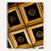 Schwarz und Gold Notizblock (Vorderseite)