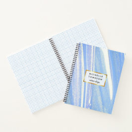 Schwarz und Gold Notizblock