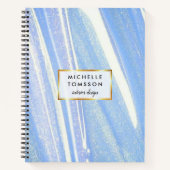 Schwarz und Gold Notizblock (Vorderseite)