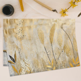 Schwarz und Gold Oriental Seidenpapier