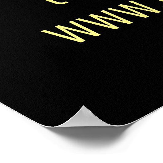 Schwarz und Gold Poster (Ecke)