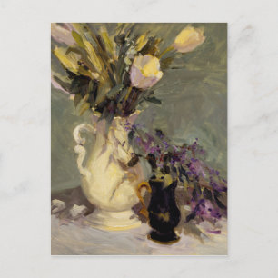 Schwarz und Gold Postkarte