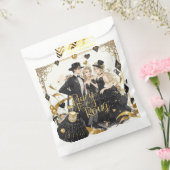 Schwarz und Gold, Rich Luxus, Moulin Rouge Stil Geschenktütchen (Versiegelt)