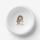 Schwarz und Gold - Silvester Pappteller (Vorderseite)