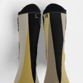 Schwarz und Gold Socken (Oben)