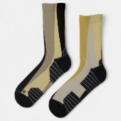 Schwarz und Gold Socken (Links)