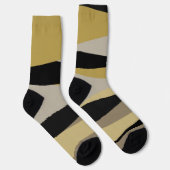 Schwarz und Gold Socken (Rechts)