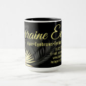 Schwarz und Gold. Tasse (Zentrum)