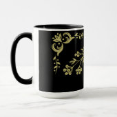 Schwarz und Gold Tasse (Links)