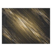 Schwarz und Gold Tischdecke (Vorderseite (Horizontal))