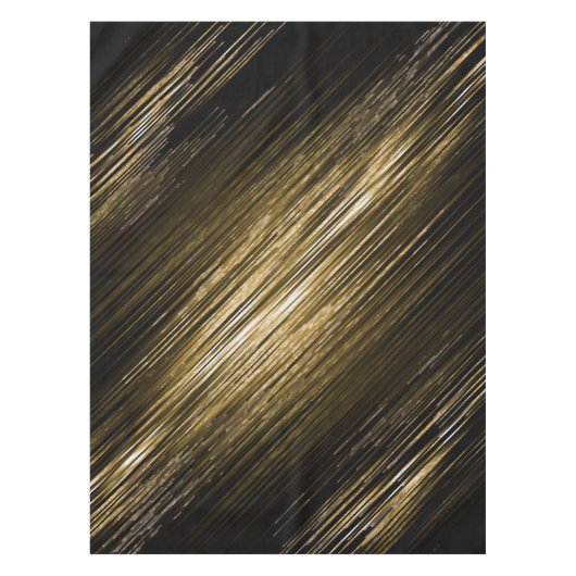 Schwarz und Gold Tischdecke (Vorderseite)