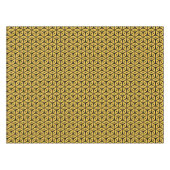 Schwarz und Gold Tischdecke (Vorderseite (Horizontal))