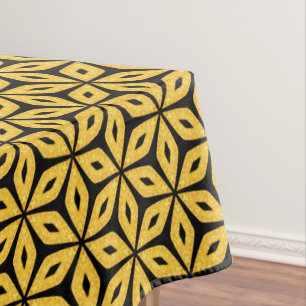 Schwarz und Gold Tischdecke