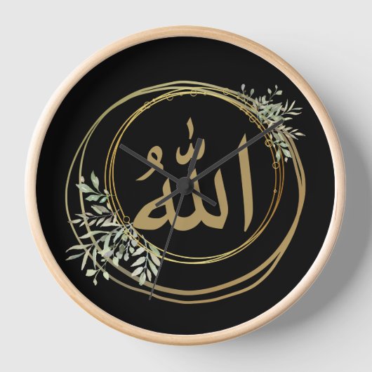 SCHWARZ UND GOLD UHR (Vorderseite)