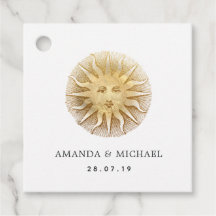 Schwarz und Gold Vintag