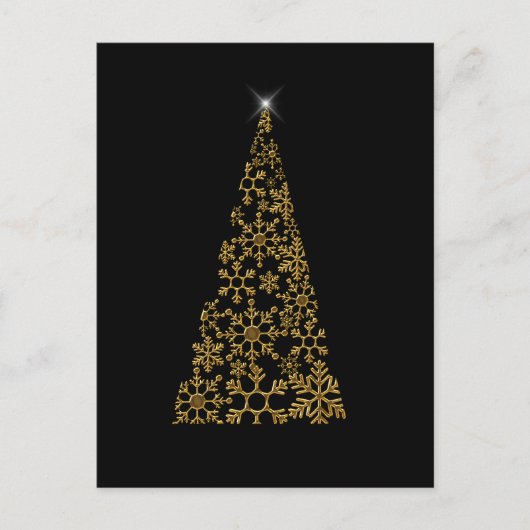 Schwarz und Gold Weihnachten (Vorderseite)