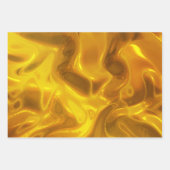 Schwarz und Gold Weihnachten Geschenkpapier Set (Vorderseite 2)