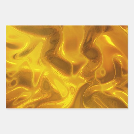 Schwarz und Gold Weihnachten Geschenkpapier Set (Vorderseite 2)