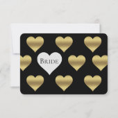 Schwarz und Gold werden Sie meine überragenden MOH Einladung (Vorderseite)