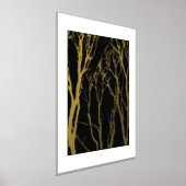 Schwarz- und Goldbäume Foliendrucke (Ablage )