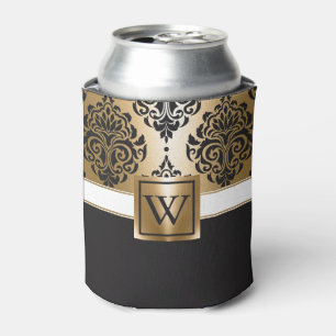 Schwarz und Golden Arabesc Dosenkühler