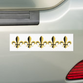 Schwarz-und GoldLilie Autoaufkleber (Auf Auto)
