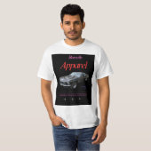 Schwarz und Grau 3D Moderne, einfache Straßenbekle T-Shirt (Vorne ganz)