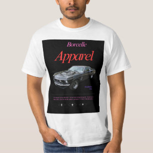 Schwarz und Grau 3D Moderne, einfache Straßenbekle T-Shirt